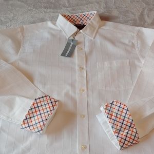 Johnston & Murphy Men's Textured Dress Shirt